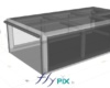 3 Descendeur : une tente gonflable air captif de chantier de fumigation