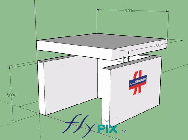 La Nouvelle Sirolaise de Construction : Murs gonflables de réduction de bruits, nuisances sonores. – Droits réservés, reproduction interdite. Copyright FlyPix / Vivien LAÏLLE.