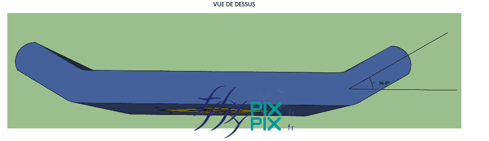 BAT (bon à tirer) vue de modélisation en 3D : vue de dessus d'un mur gonflable pour la réduction de bruit et des nuisances sonores, pour FAYAT. BAT (bon à tirer) vue de modélisation en 3D : vue de dessus d'un mur gonflable pour la réduction de bruit et des nuisances sonores, pour FAYAT.